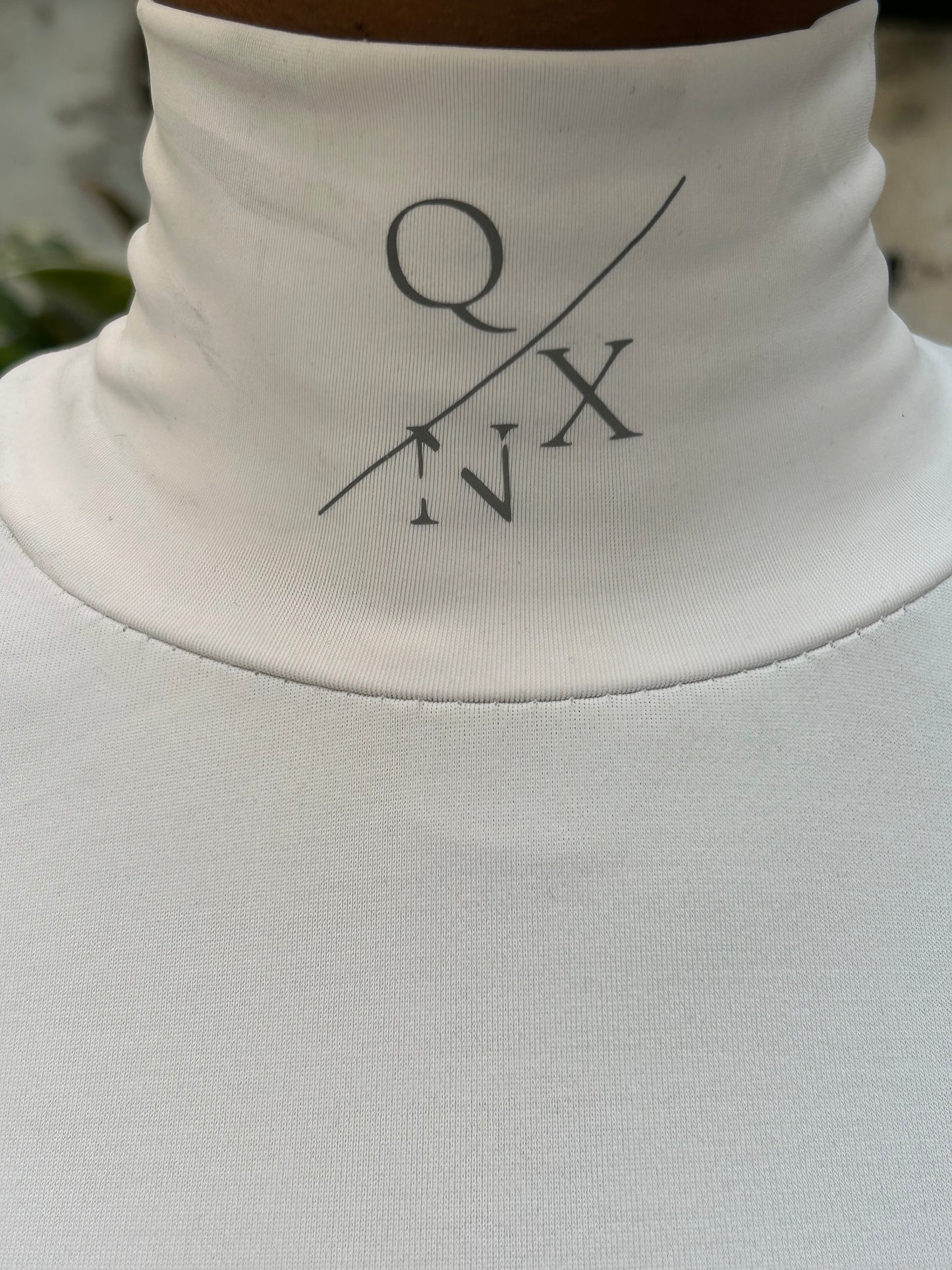 BRANDED WHITE BODYSUIT